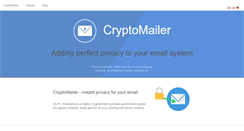 Desktop Screenshot of cryptomailer.com