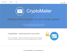 Tablet Screenshot of cryptomailer.com
